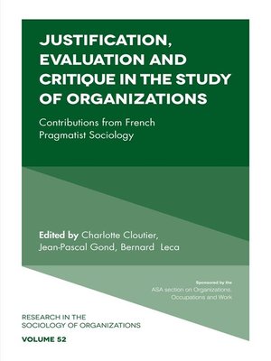 cover image of Research in the Sociology of Organizations, Volume 52